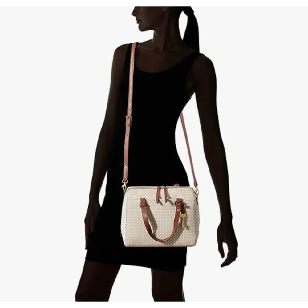 Fossil Rachel Satchel Hearts Bag NWT $180_2